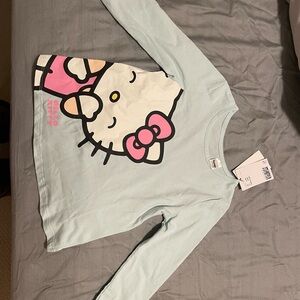 Hello Kitty Light Blue Long Sleeve Shirt 3T